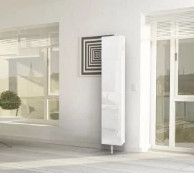 Шкаф в белом стекле Zoom White Белый