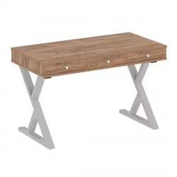 Стол письменный HOME OFFICE VR.SP-1-118.M Дуб Табак/Серый металл