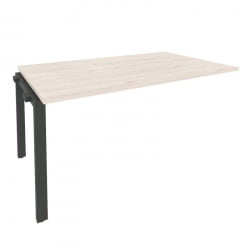 Проходной наборный элемент переговорного стола ОНИКС О.МП-НПРГ-4 Денвер Светлый/Антрацит / ONIX O.MP-NPRG-4