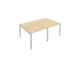 Переговорный стол (2 столешницы) Metal System Б.ПРГ-2.1 Акация/Серый