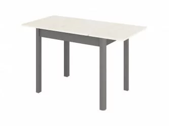 Стол обеденный раскладной Орфей 44 Бетон крем-Оникс