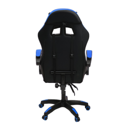 Геймерское кресло 892-1 цвет черный/синий с массажем 892-1-black-blue-mass