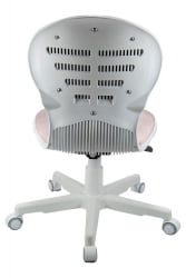 Кресло 1139 FW PL White велюр Bliss 08 розовый