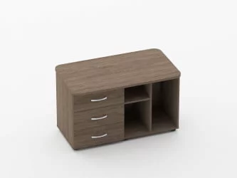 Тумба сервисная Глассй 3.16.12Л Дуб Верцаска / Glassy