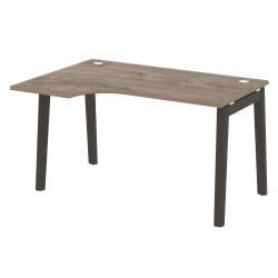 Стол эргономичный левый ONIX WOOD OW.SA-2(L) Тиквуд Темный/Темный