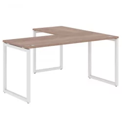Стол угловой левый XTEN-Q XQCT 1615 L Дуб Сонома Белый