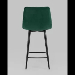 Стул полубарный Джанго велюр Зеленый