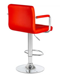 Стул барный DOBRIN KRUGER ARM (красный) 2 шт