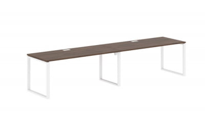 Бенч-система ЕДИС ЕКВСТ 3580 Дуб Денвер темный Белый / EDIS EQWST