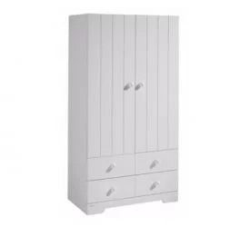 Детский шкаф для одежды Micuna А-1414 white