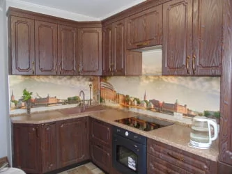 Глянцевый фартук (КОМПОЗИТ) KM 23