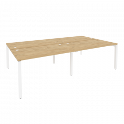 Рабочая станция на П-образном м/к ONIX O.MP-D.RS-4.3.8 Тиквуд Светлый/Белый