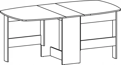 Обеденный стол 1-65 ТМ1 Венге
