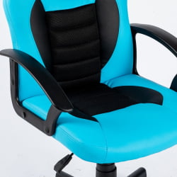 Геймерское кресло CHAIRMAN KIDS 111 Черный-голубой