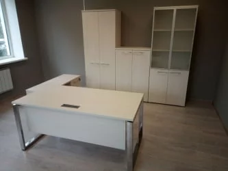 Стол рабочий, прямолинейный GLOSS LINE НСР-О.004.1 Ivory