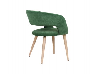 Кресло Hugs зеленый/нат.дуб
