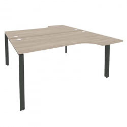 Рабочая станция на П-образном м/к ONIX O.MP-D.SA-1 Дуб Аттик/Антрацит