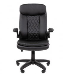 Кресло офисное CHAIRMAN 533 экокожа Черный