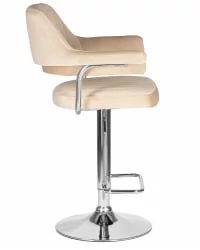 Стул барный ДОБРИН CХАРЛЙ Бежевый велюр МДЖ9-10 / DOBRIN CHARLY MJ9-10