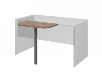 Приставная столешница LEMO L-81 Таксония шоколадная