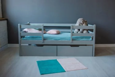 Бортик для деткой кровати RooRoom VK-2с Серый