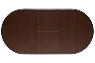 Стол раскладной Eva (EV-T4EX) дерево гевея/мдф, 120+39х80х75см, Tobacco