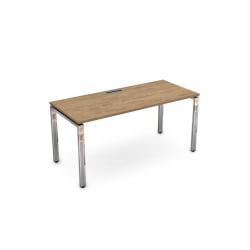 Стол рабочий, прямолинейный ГЛОСС ЛИНЕ НСР-П.004.1 Теаквоод / GLOSS LINE Teakwood