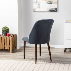 Стул Alen Diag grey_т. орех