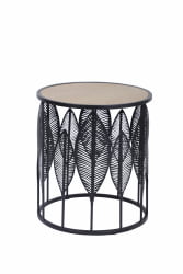 Круглый журнальный столик Вальд Черный