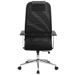 Кресло руководителя BRABIX PREMIUM Ultimate EX-801 хром Черное