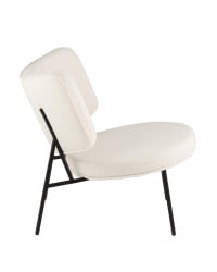 Кресло District Lounge букле Белый