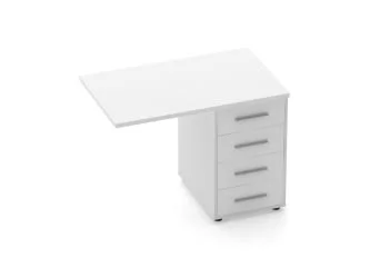 Тумба приставная Deka 9.05.10 Белый