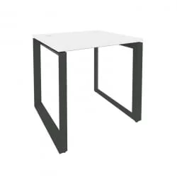 Стол рабочий на О-образном м/к ONIX O.MO-SP-0.7 Белый Бриллиант/Антрацит
