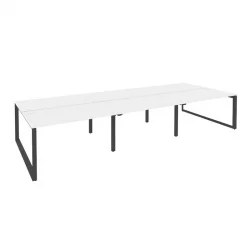 Рабочая станция на О-образном м/к ONIX O.MO-D.RS-6.3.8 Белый Бриллиант/Антрацит