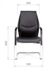 Кресло для посетителя CHAIRMAN VISTA  V Коричневое