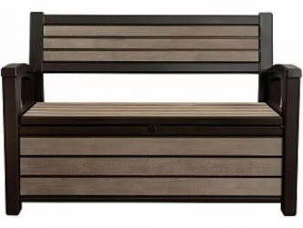 Скамья HUDSON STORAGE BENCH 227 L Коричневый/Антрацид