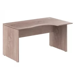 Стол письменный эргономичный правый WCET 149 R Дуб сонома