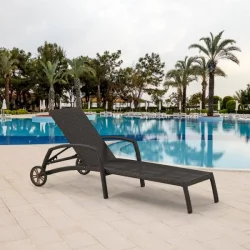 Шезлонг-лежак A35A-W53 Brown