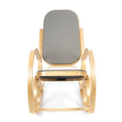 Кресло-качалка mod. AX3002-2 ткань светло-серая 2022