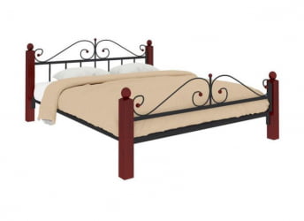 Кровать Диана Lux plus 1200х2000 Черная