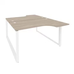 Рабочая станция на О-образном м/к ОНИКС О.МО-Д.СА-2 Дуб Аттик/Белый / ONIX O.MO-D.SA-2