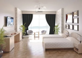 Стол с бортиком LIGHT С-С-80 Акация Лорка