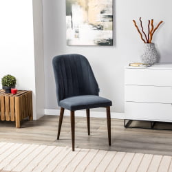 Стул Alen Diag grey_т. орех