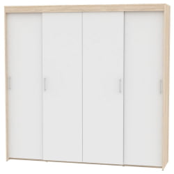 Шкаф-купе T-5-230х235х45(ДСС-Белый-8)