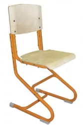 Детский стул из фанеры Stul 3 Клен Оранжевый