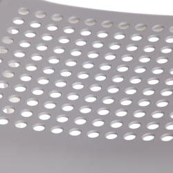 Стул ADDE (mod. C-049) металл/пластик, 39 х 49 х 78 см, Grey(серый)/White(белый) разборный