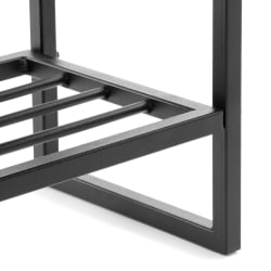 Банкетка-обувница Charli Lux/Чарли Люкс БО экокожа , Sharp Черный