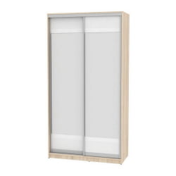 Шкаф-купе B-220х120х60-3(ДСС-Белый-D10D10)