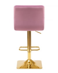 Стул барный DOBRIN GOLDIE (пудрово-сиреневый велюр (MJ9-52)) 2 шт