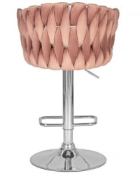 Стул барный DOBRIN MARCEL (пудрово-розовый велюр (MJ9-32)) 2 шт